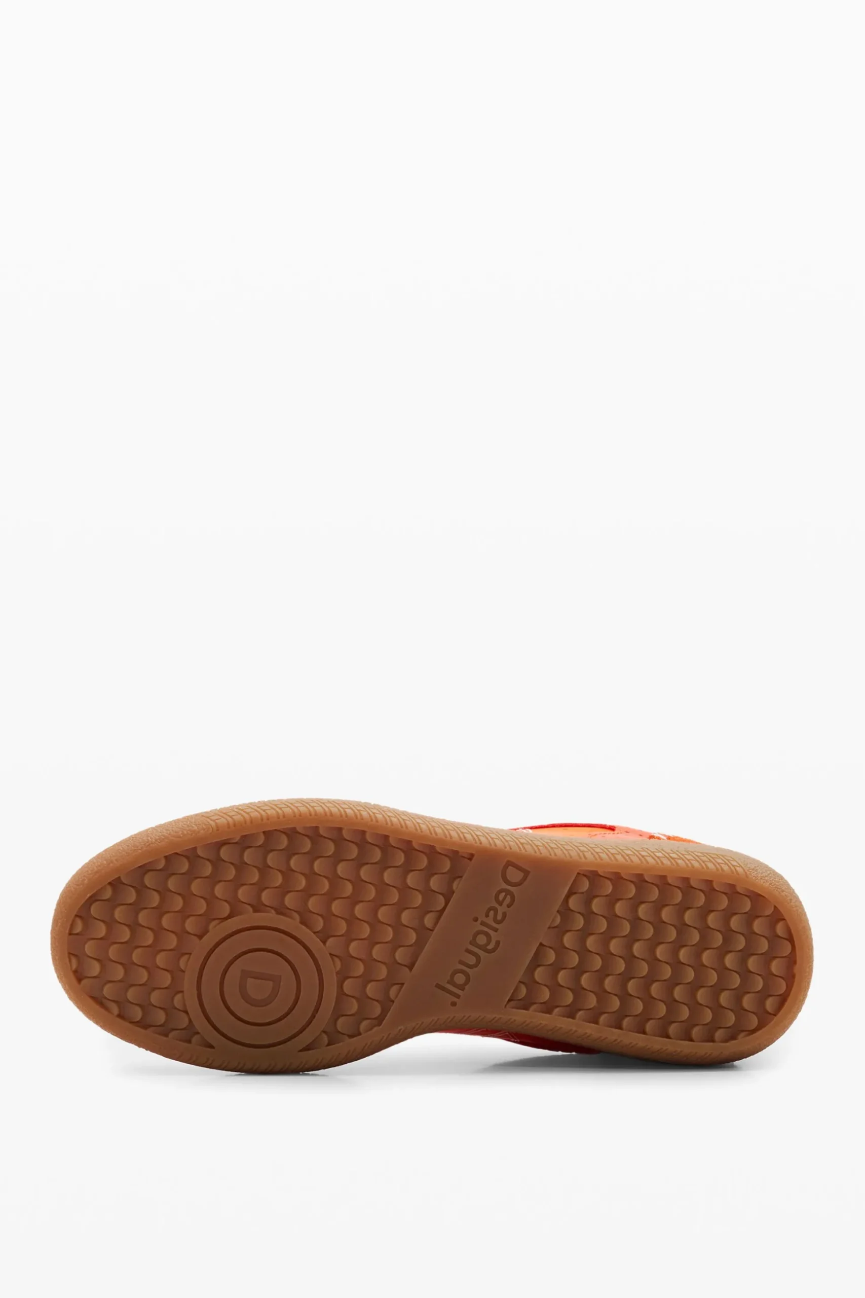 Retro split leather sneakers