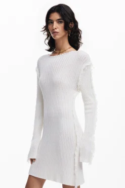 Ribbed knit dress