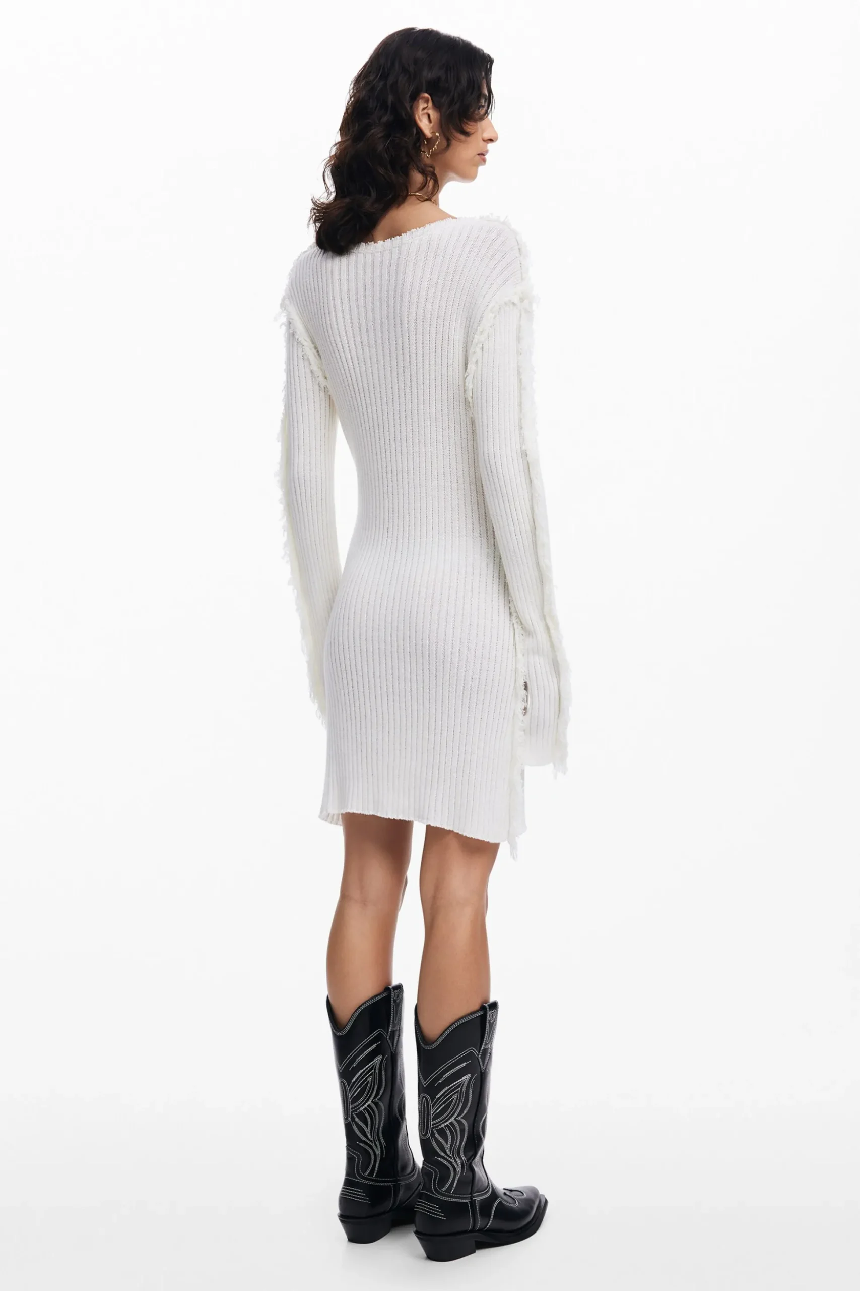 Ribbed knit dress