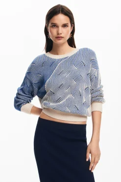 Ribbed knit skirt
