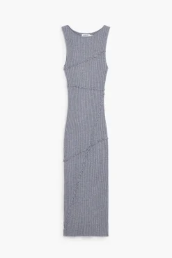 Ribbed long dress
