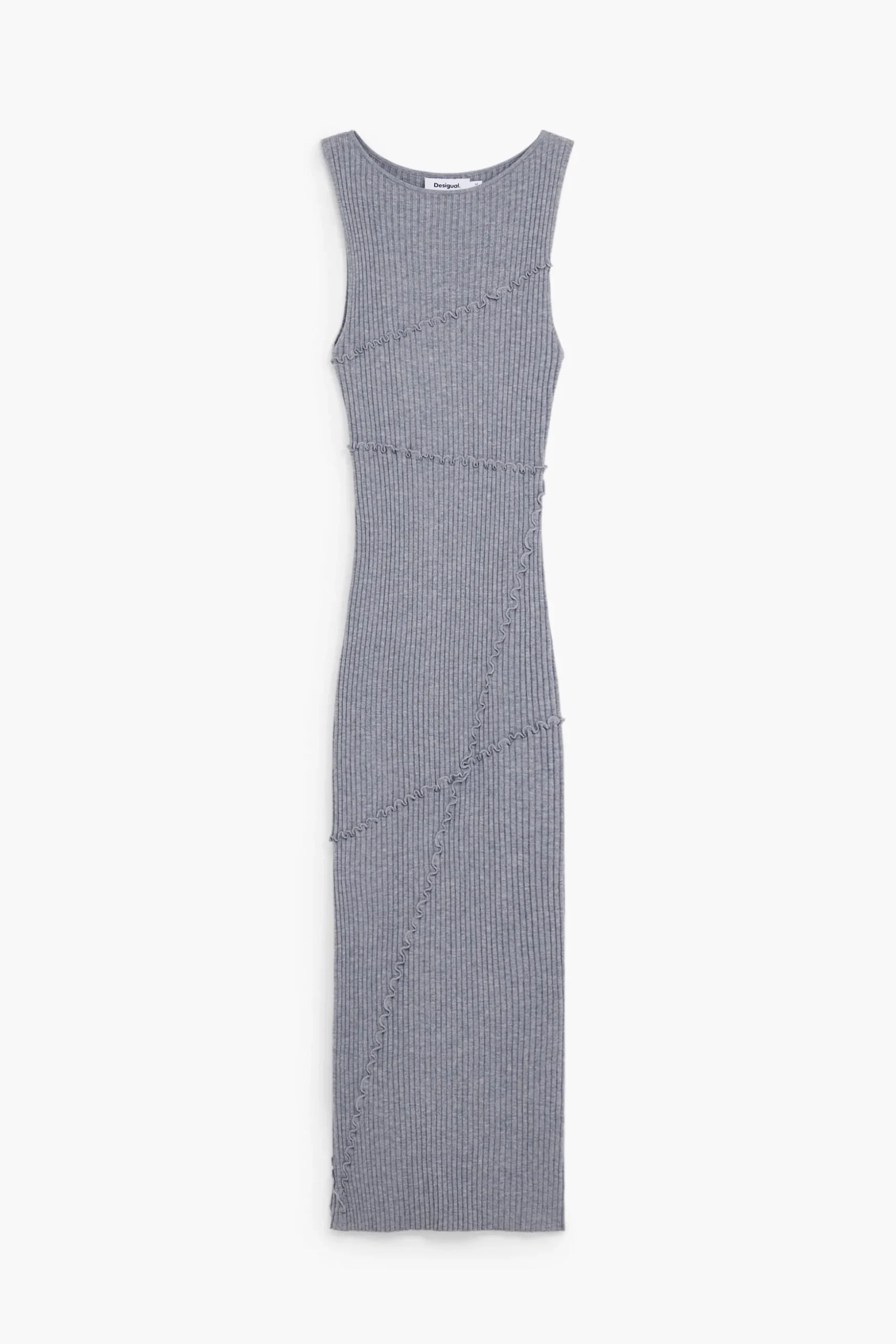 Ribbed long dress