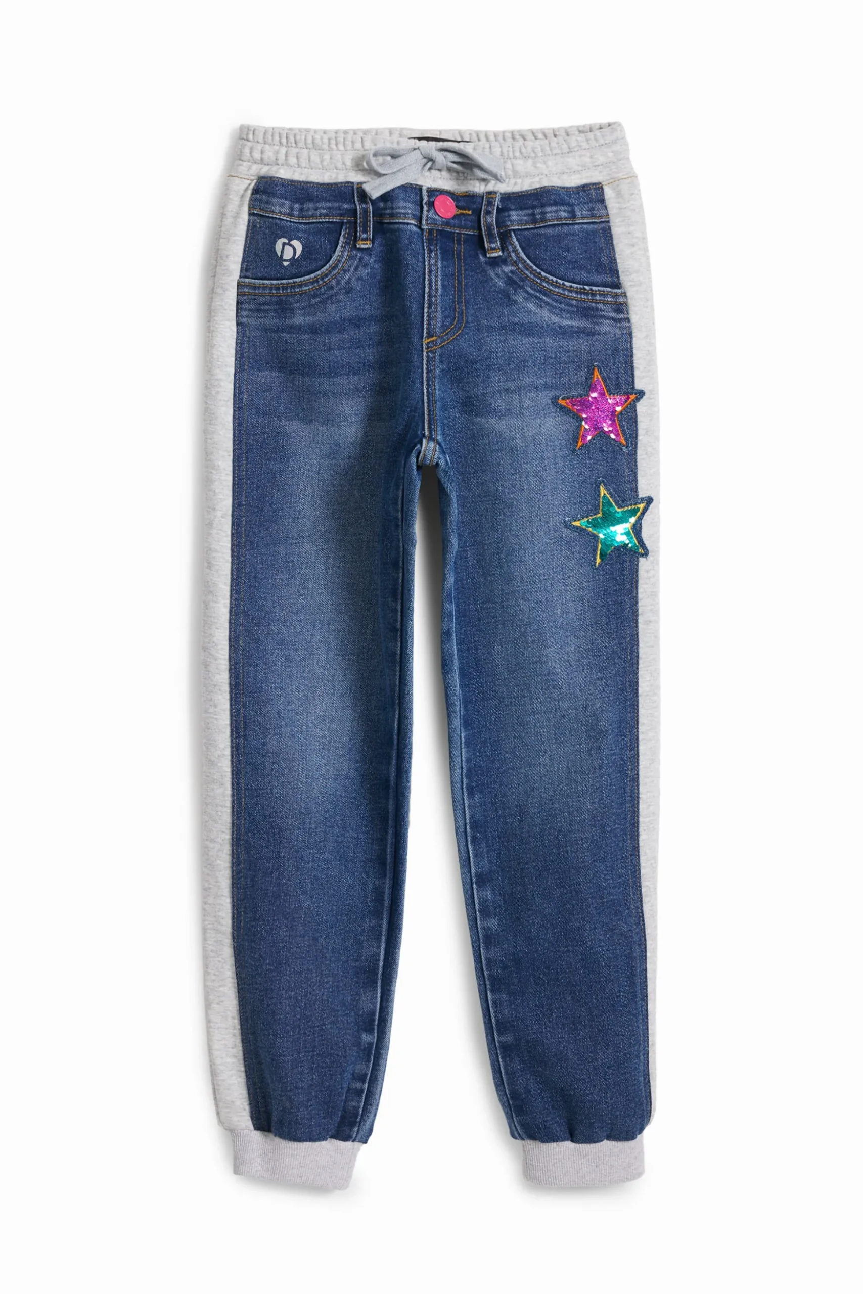 Ribbed star jogger pants