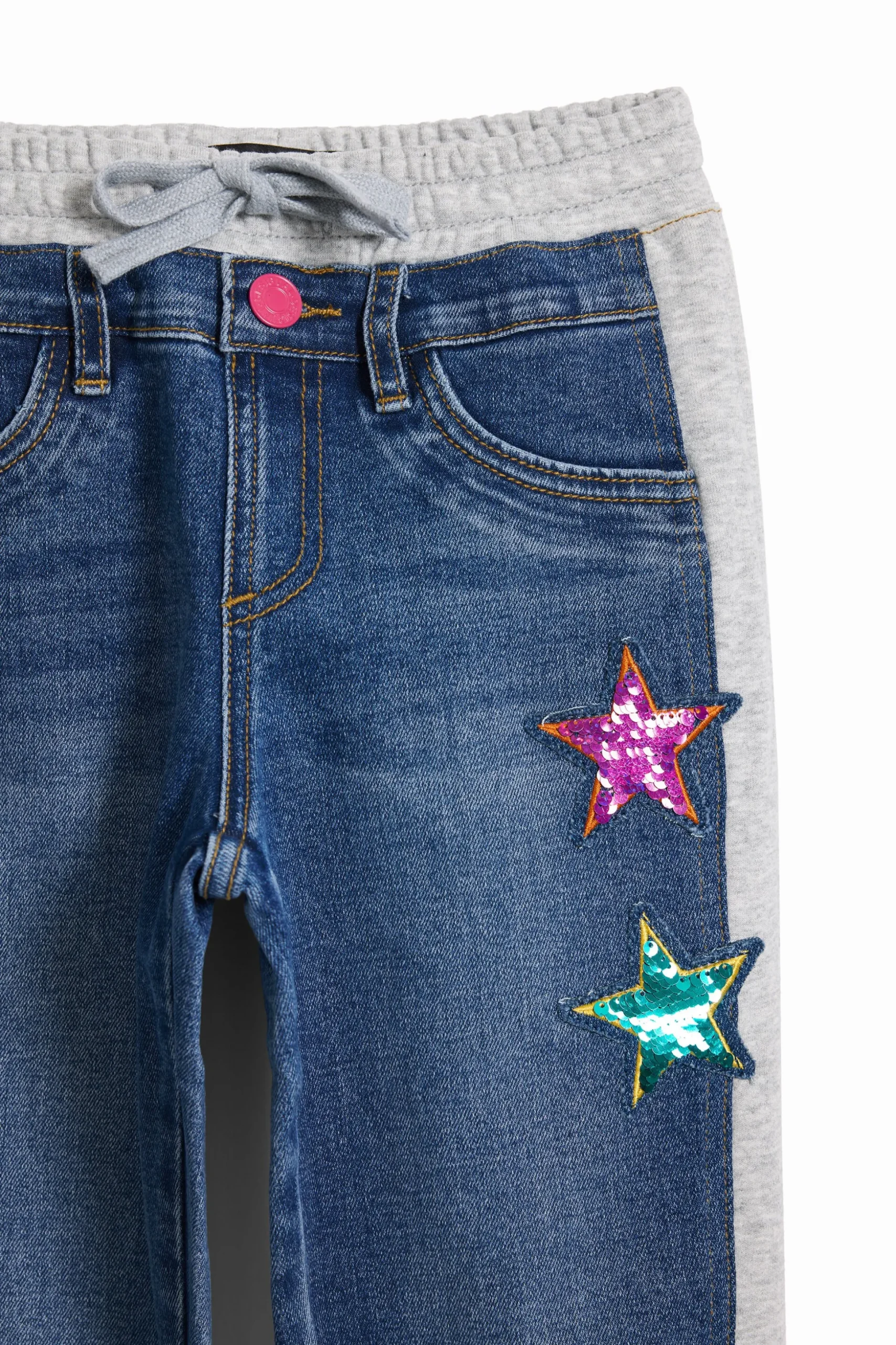 Ribbed star jogger pants
