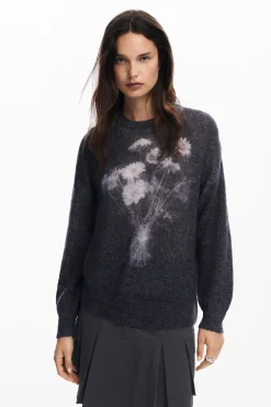 Ribbed vase sweater