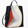 S backpack with waves