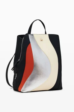 S backpack with waves