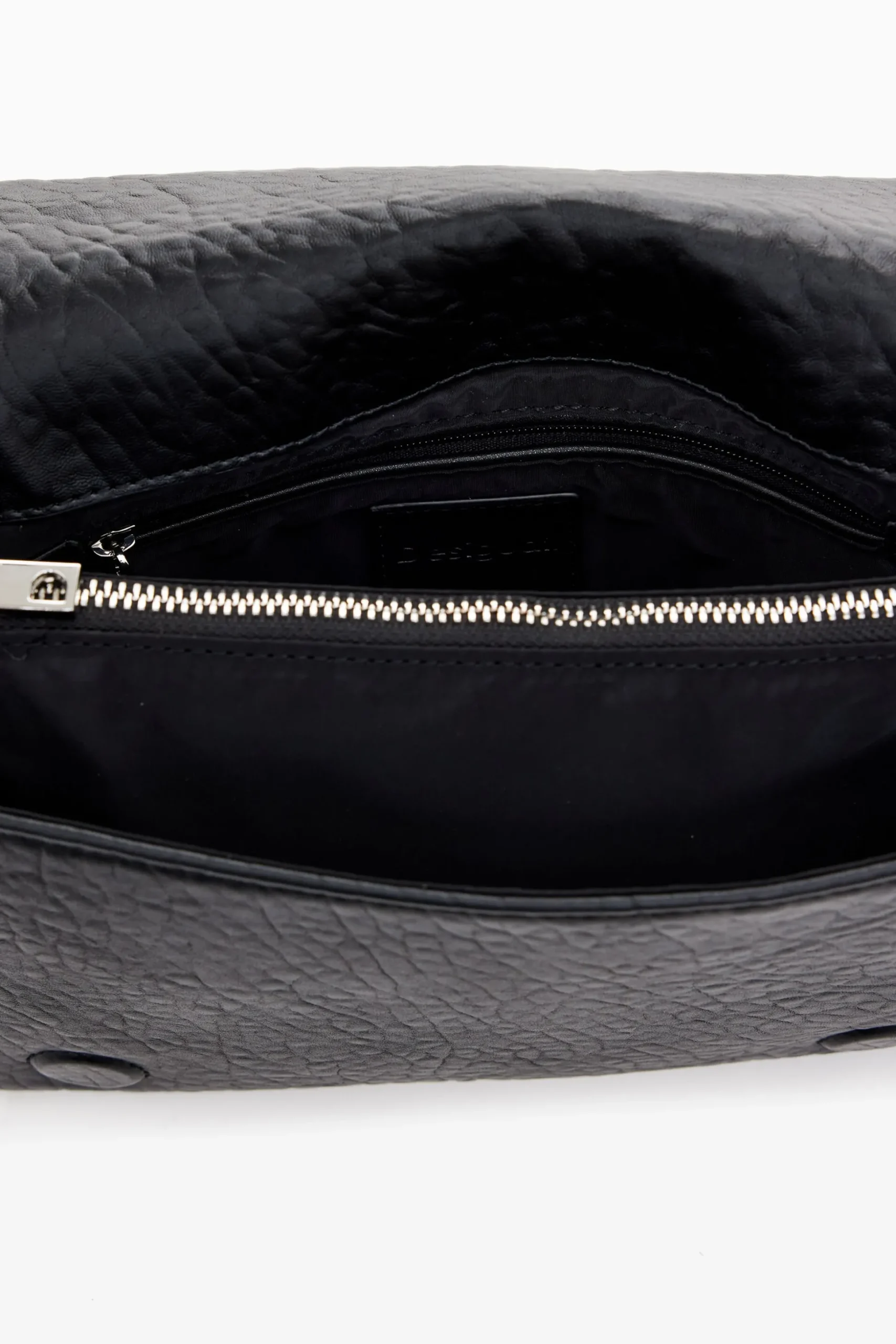 S bag with butterfly engraving