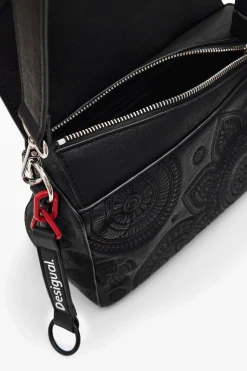 S embroidered studs bag