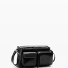 S leather pockets crossbody bag