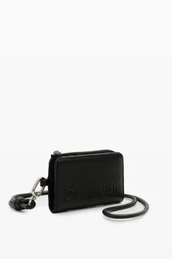 S logo cord wallet
