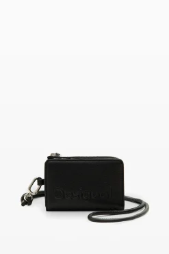 S logo cord wallet