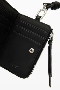 S logo cord wallet