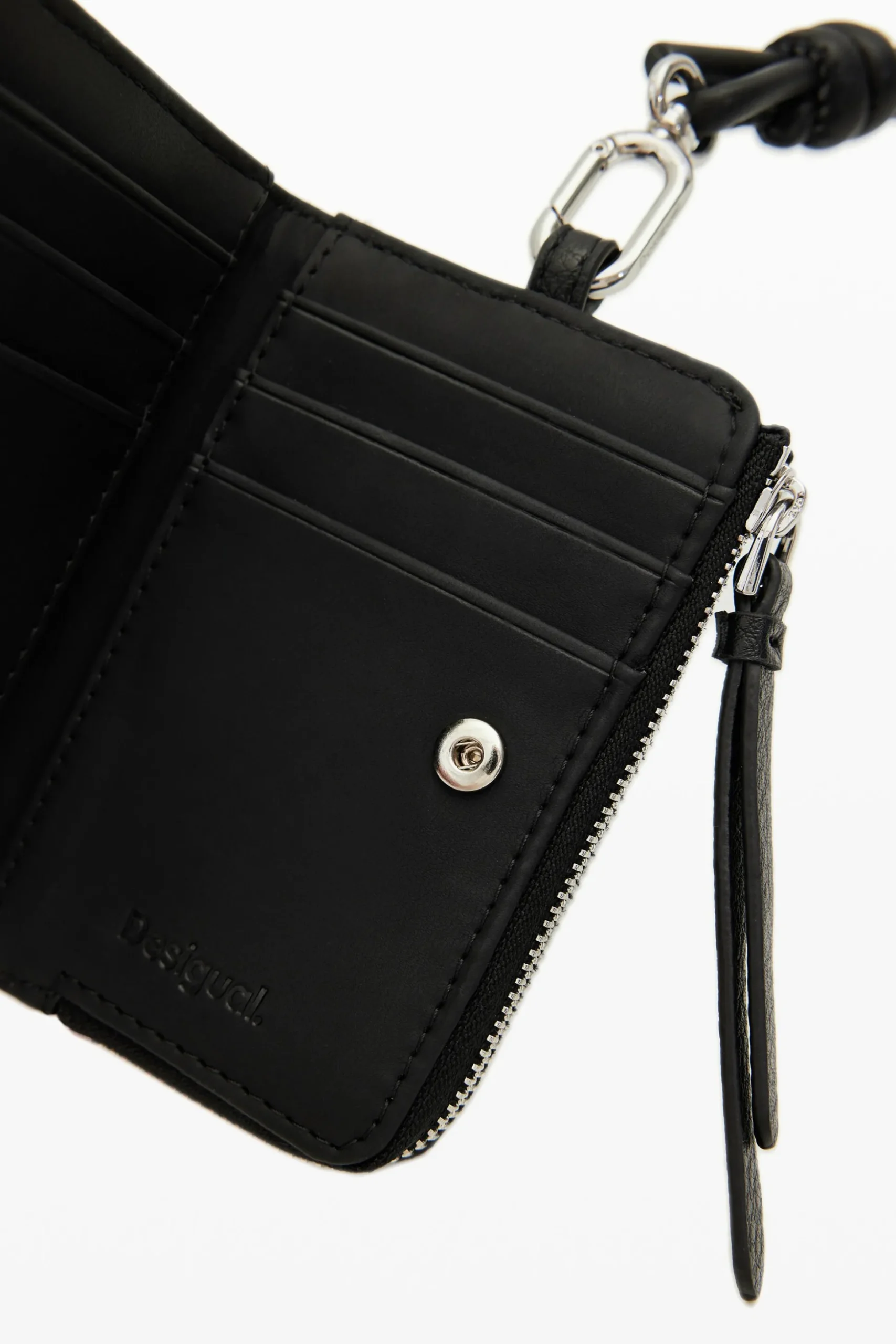 S logo cord wallet