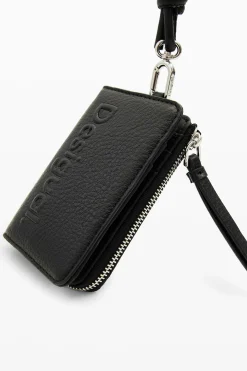 S logo cord wallet