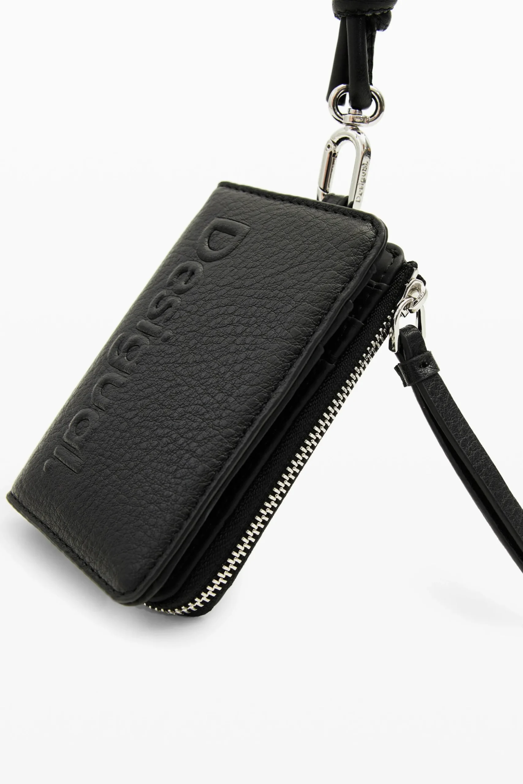 S logo cord wallet