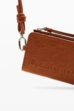 S logo cord wallet