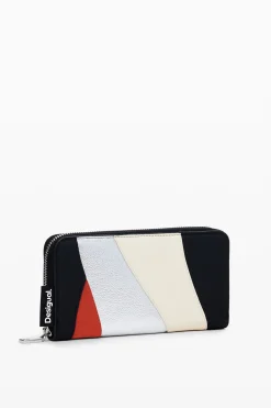 S wallet with waves