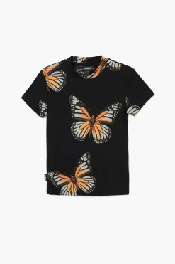 Short-sleeve butterfly T-shirt