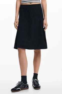 Skirt with phrases print by M. Christian Lacroix