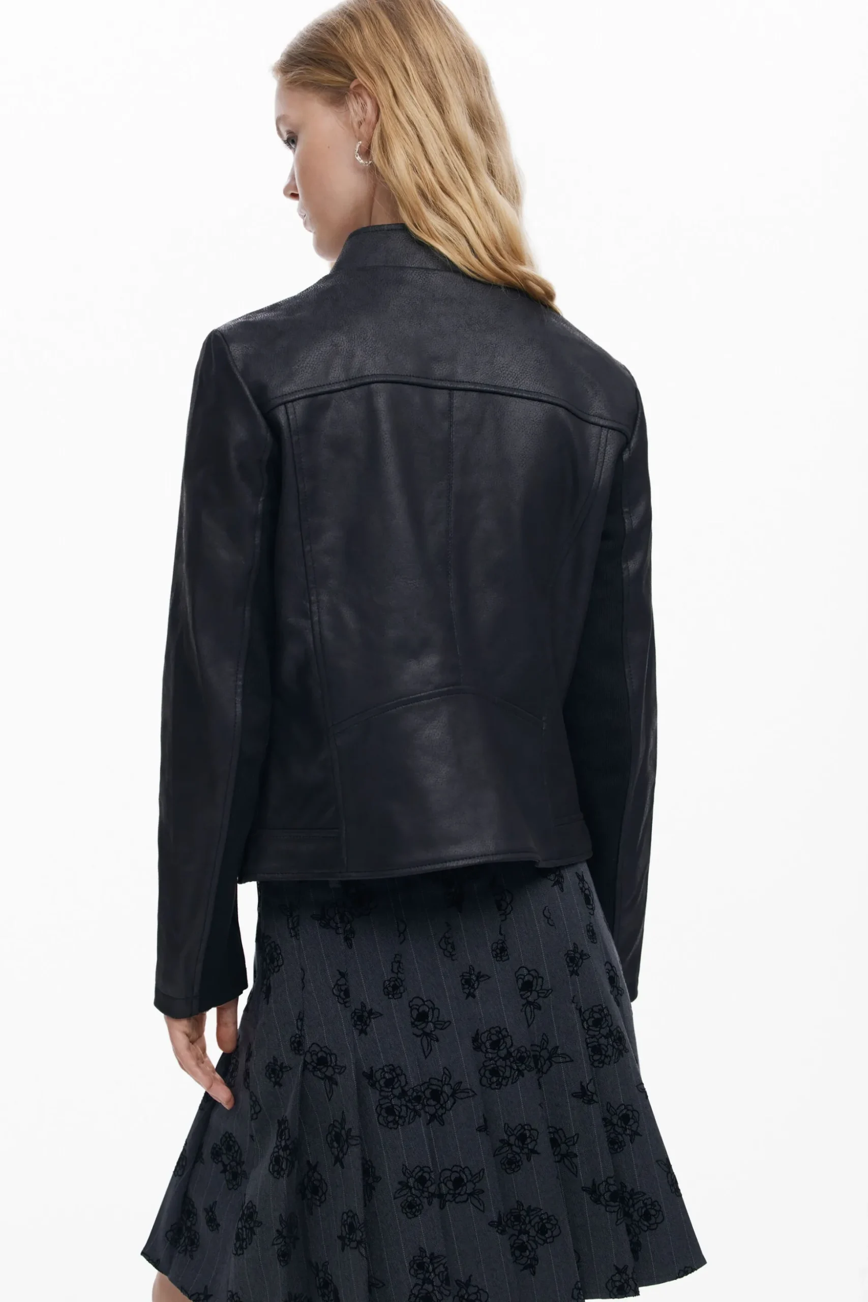 Slim biker jacket