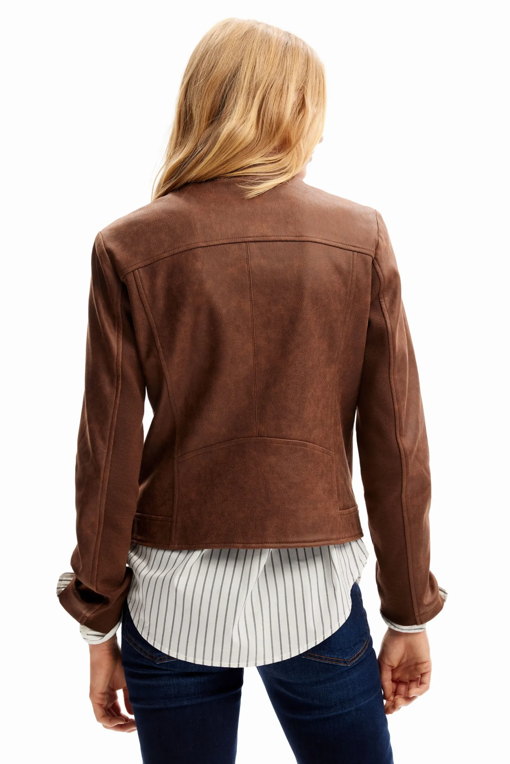 Slim biker jacket