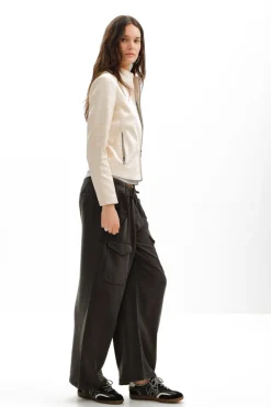 Slim biker jacket