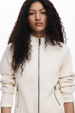 Slim biker jacket