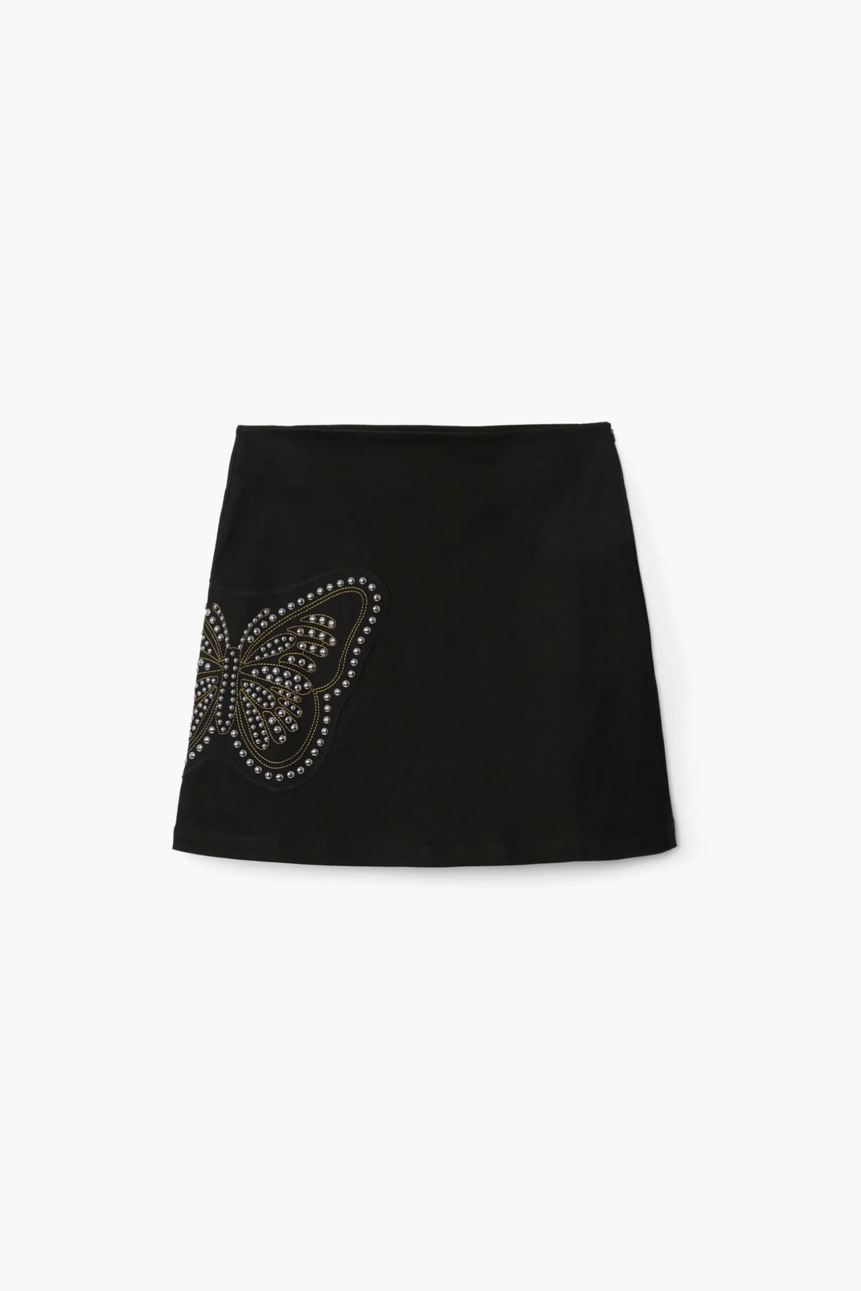 Slim butterfly miniskirt
