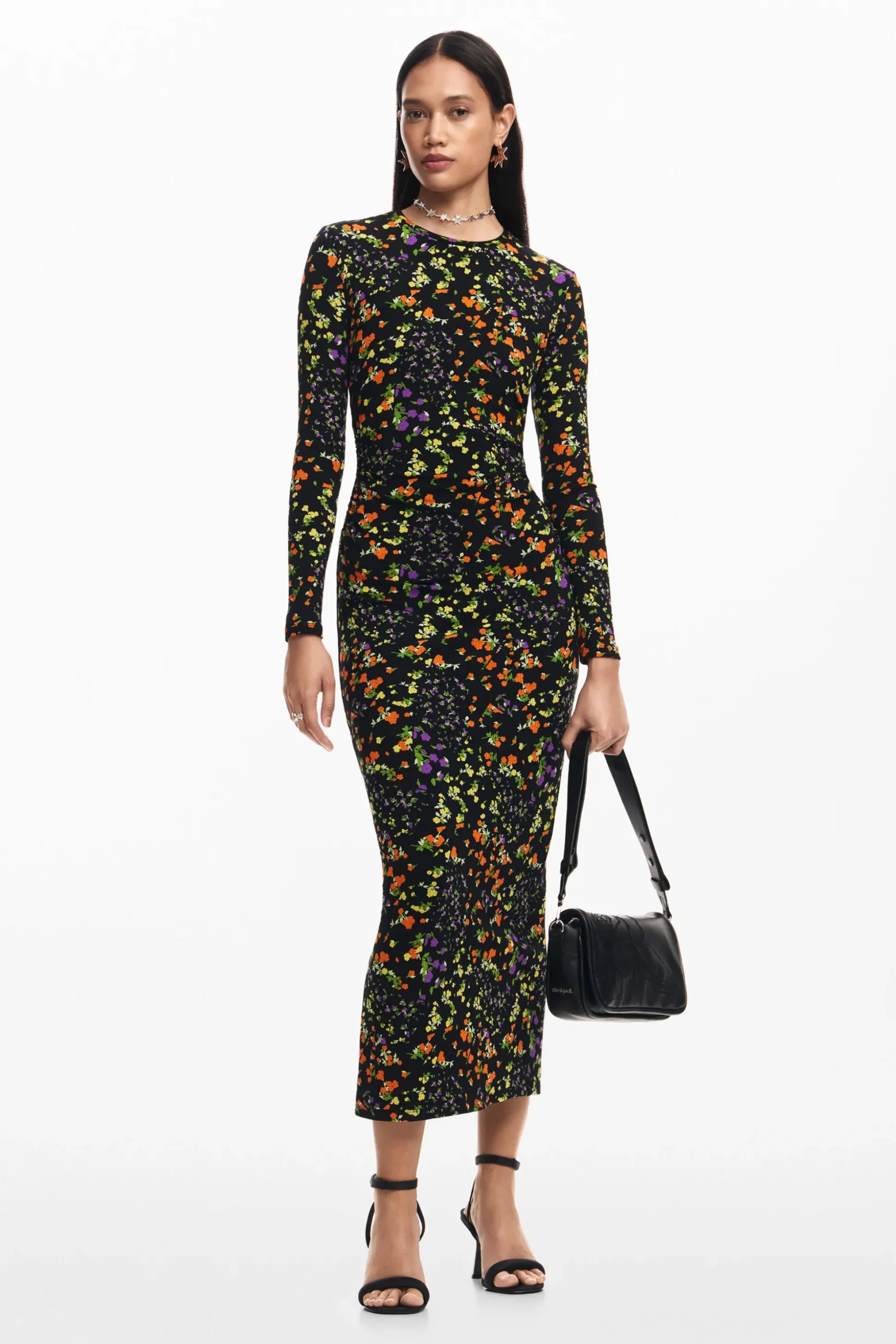 Slim floral dress