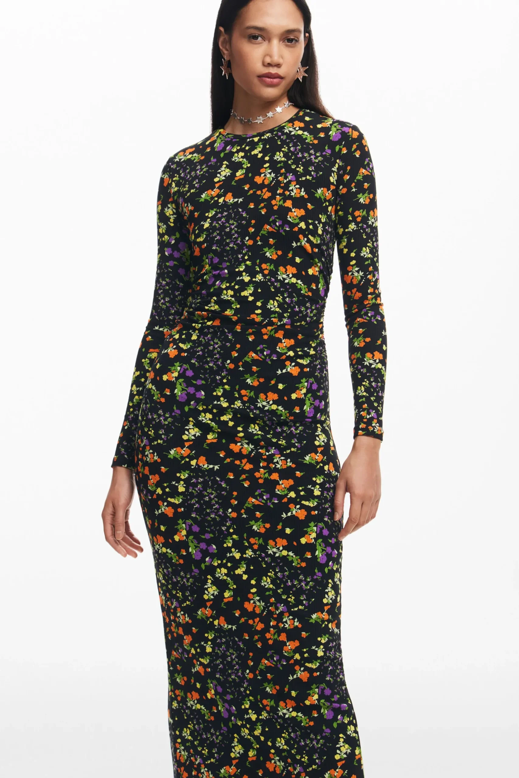 Slim floral dress