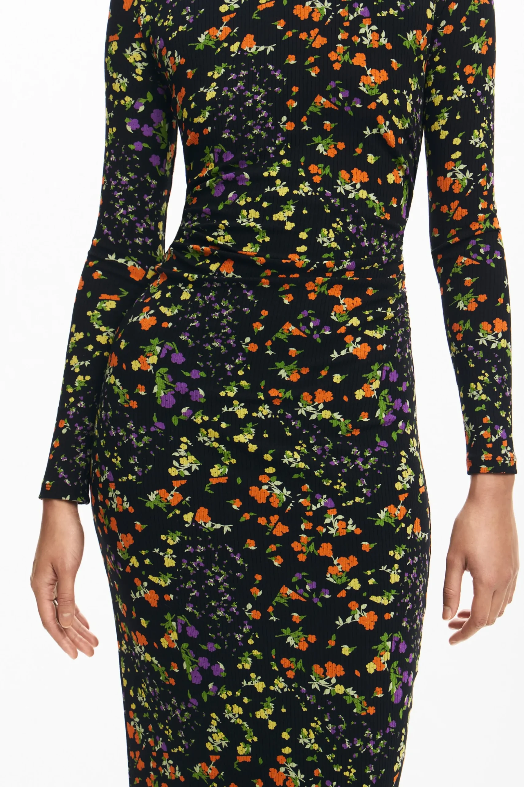 Slim floral dress