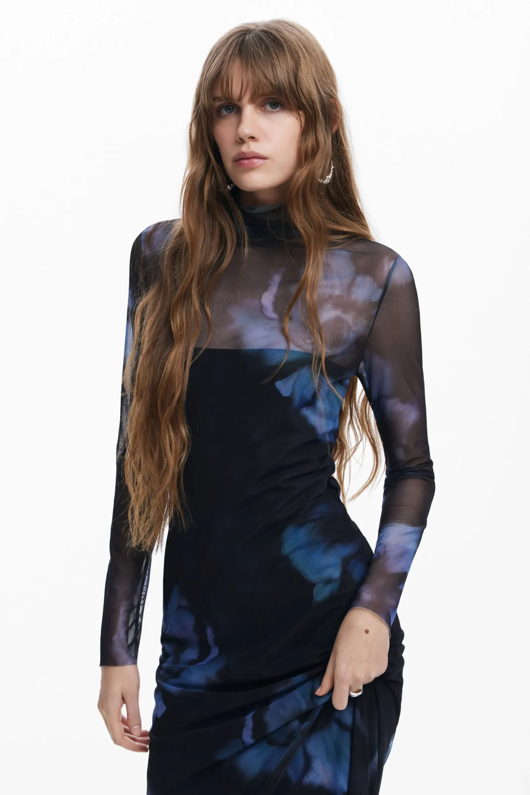 Slim floral dress