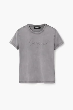 Slim rhinestone T-shirt