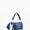 Small denim crossbody bag