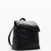 Small leather backpack
