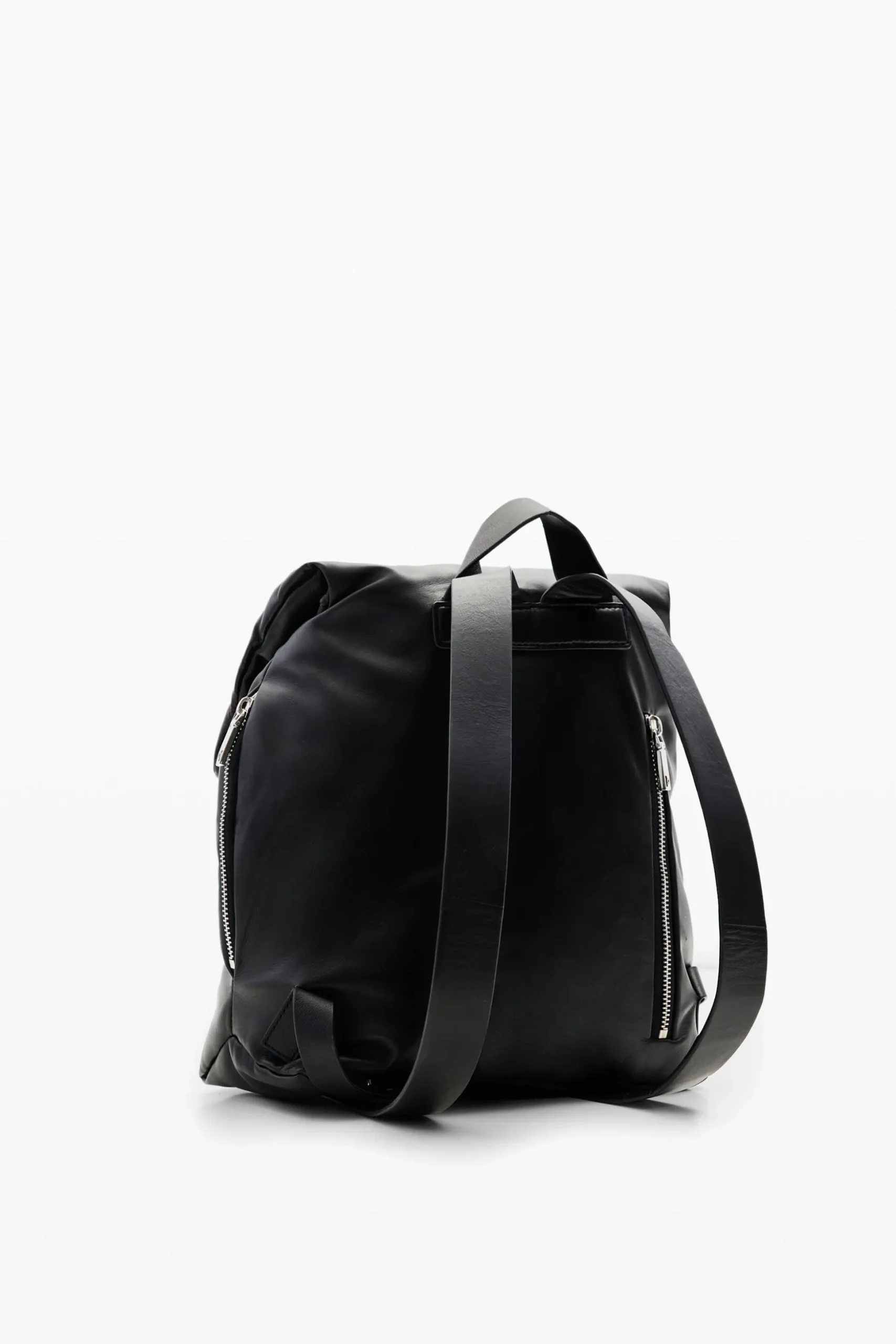 Small leather backpack