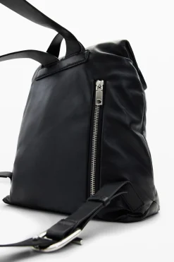Small leather backpack