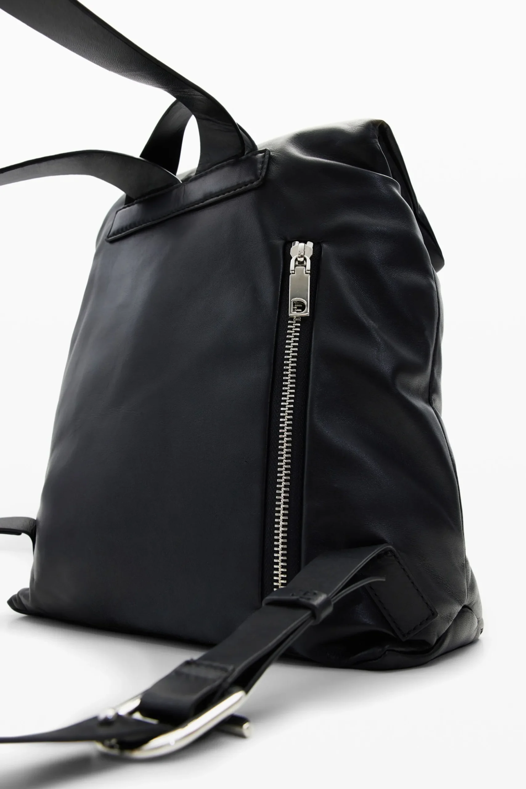 Small leather backpack