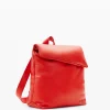 Small leather backpack