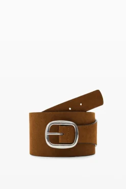 Split-leather belt