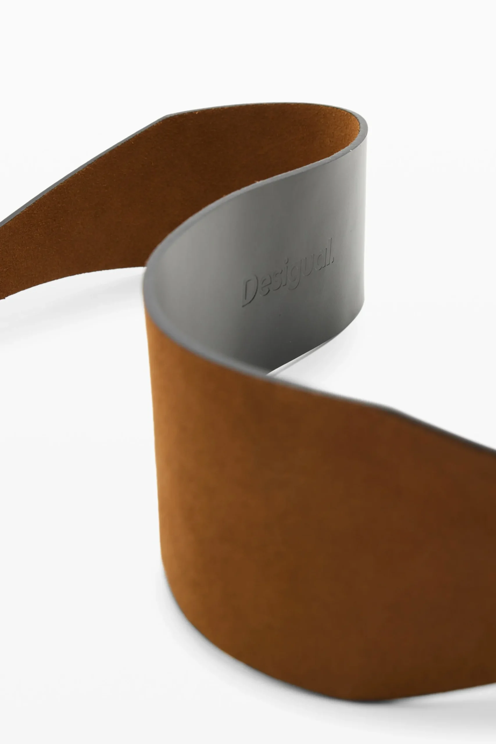 Split-leather belt