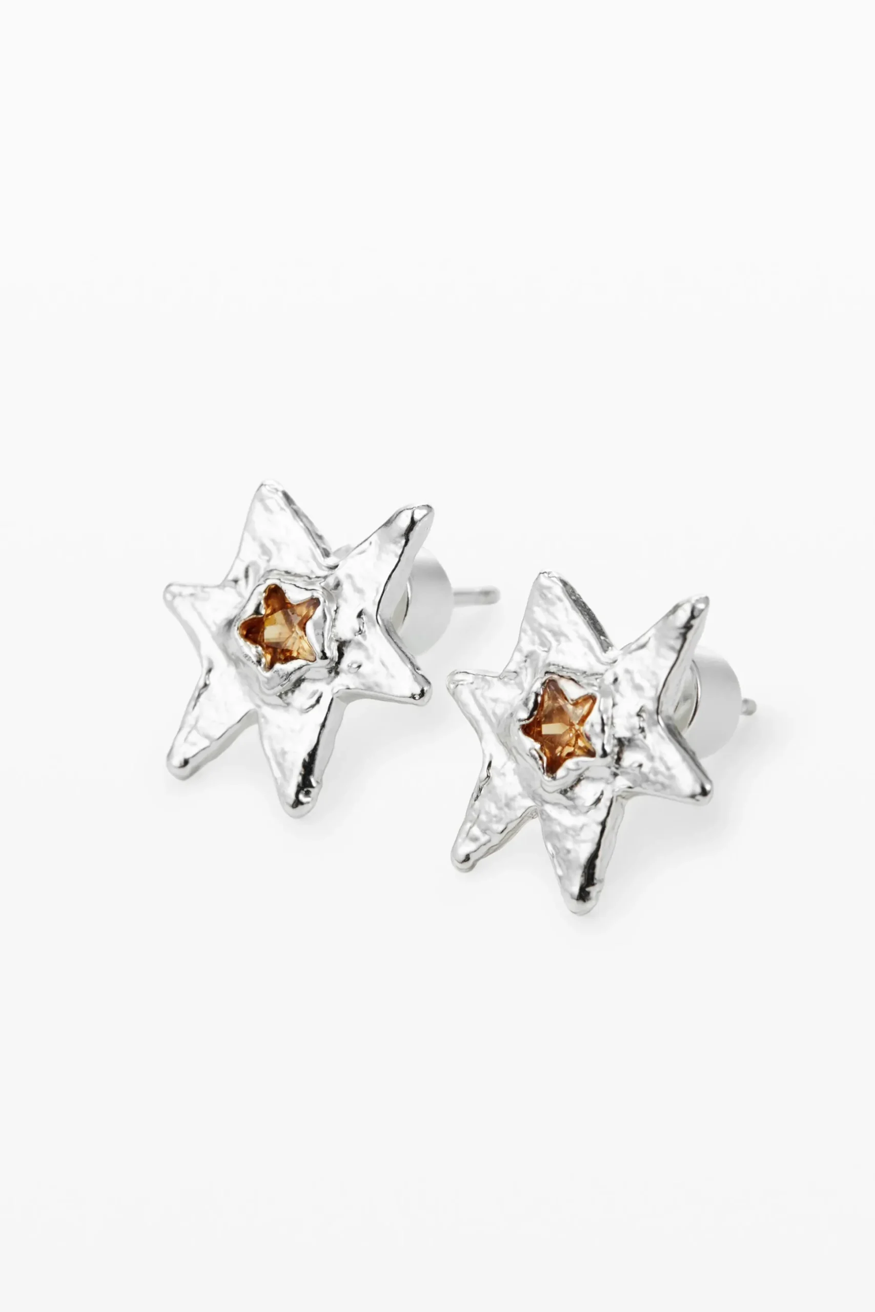 Star earrings with silver plating Zalio