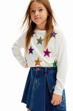 Star print T-shirt