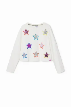 Star print T-shirt