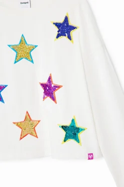 Star print T-shirt