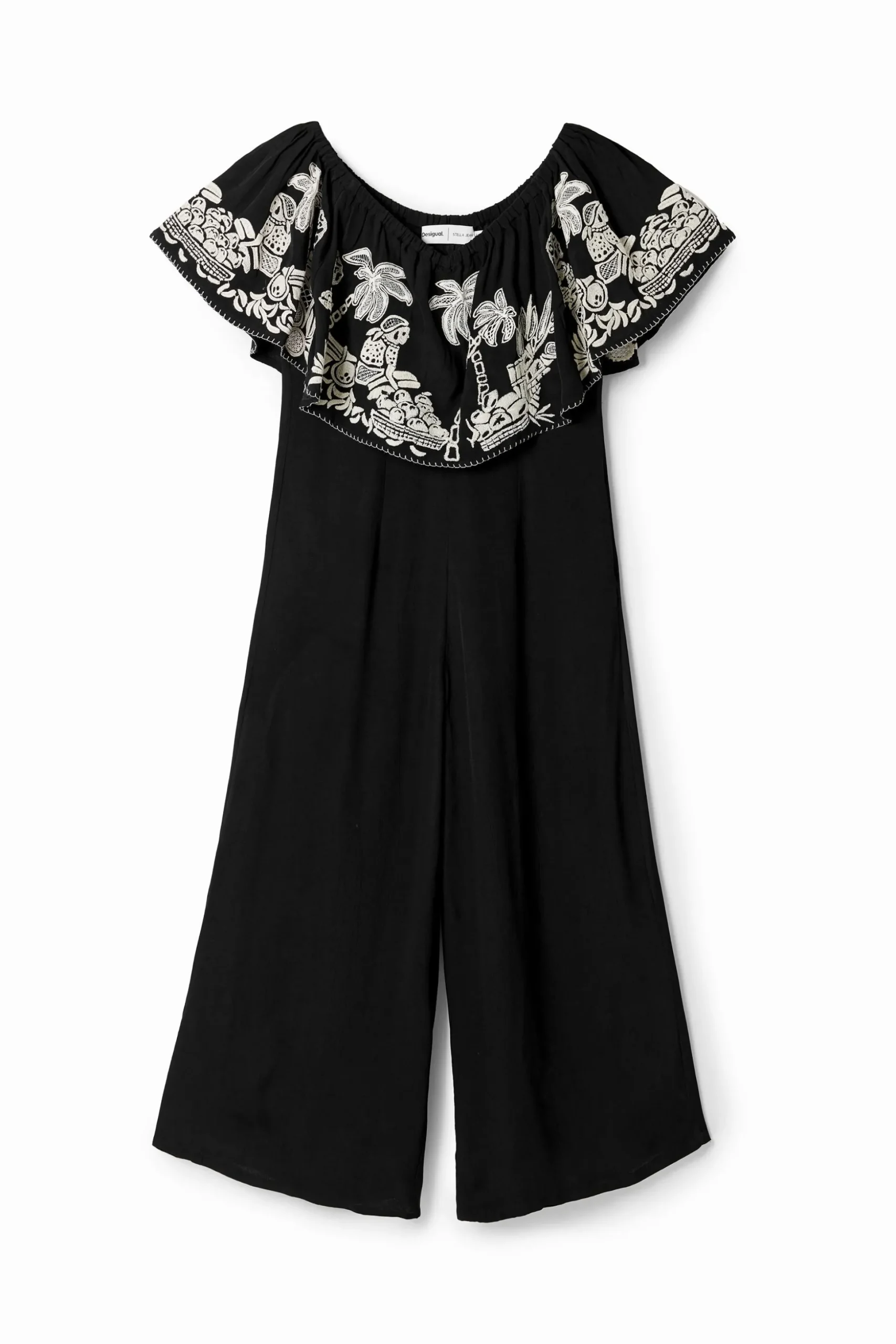 Stella Jean palm midi jumpsuit