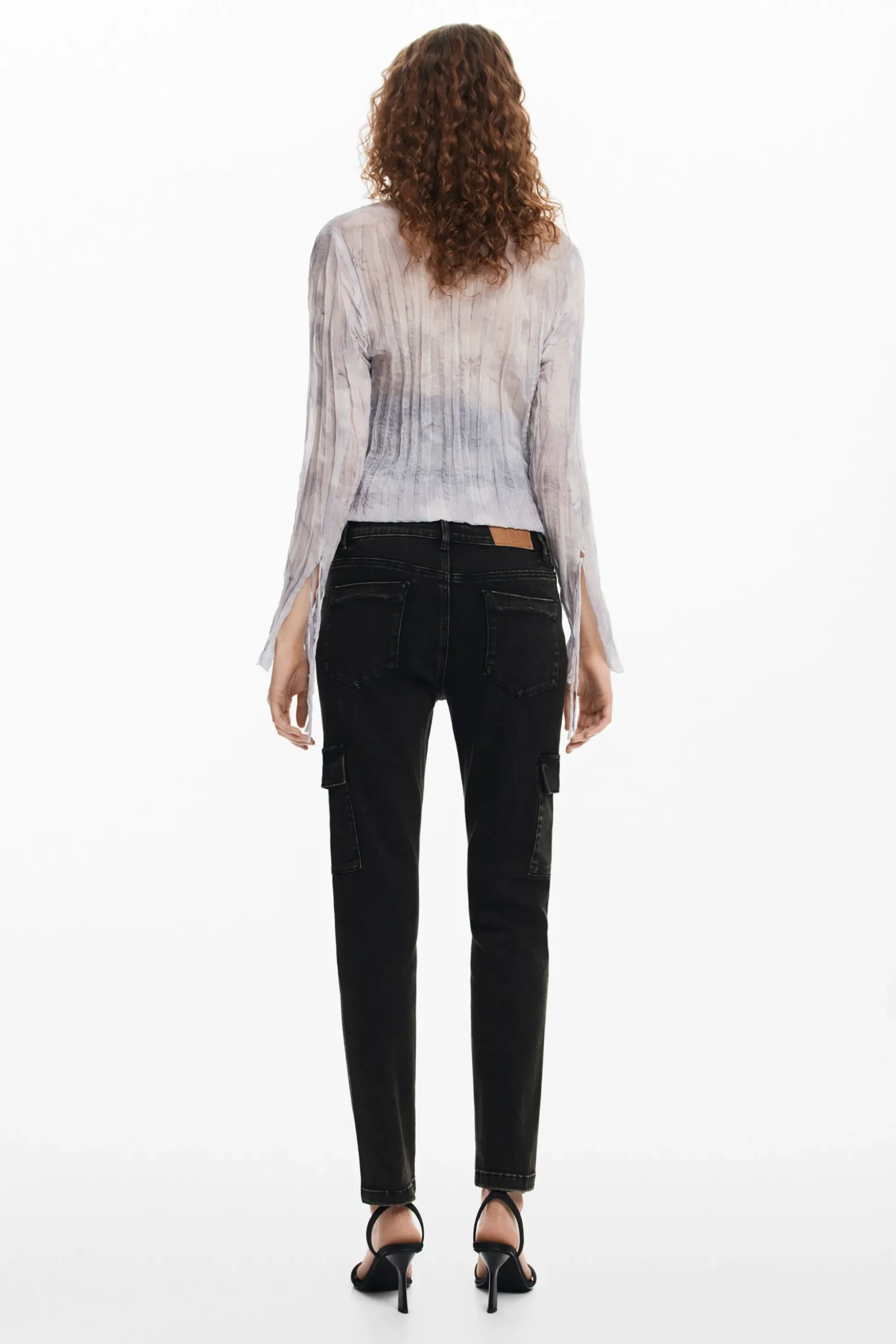 Straight cargo jeans
