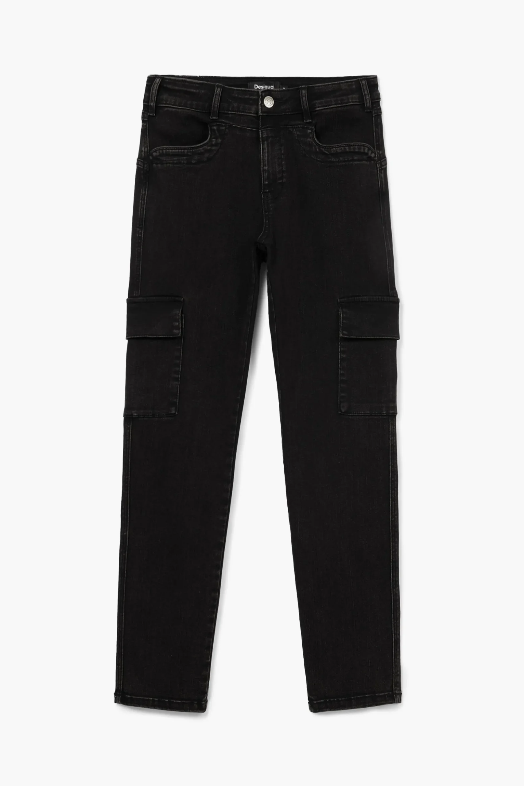 Straight cargo jeans