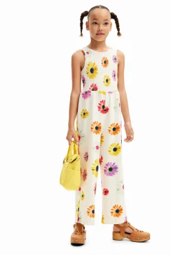 Strappy daisy jumpsuit